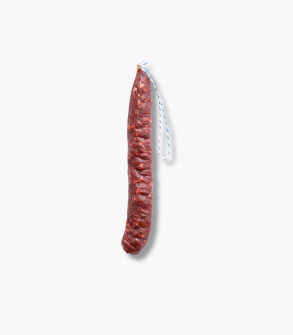chorizo de canard fond gris