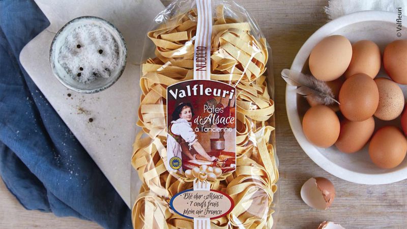 paquet de spaetzles valfleuri avec sel et œufs