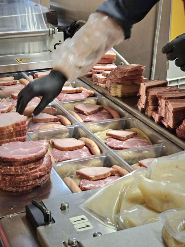 assemblage de la poche de choucroute garnie