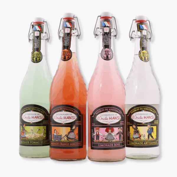 4 limoandes artisanales colorées