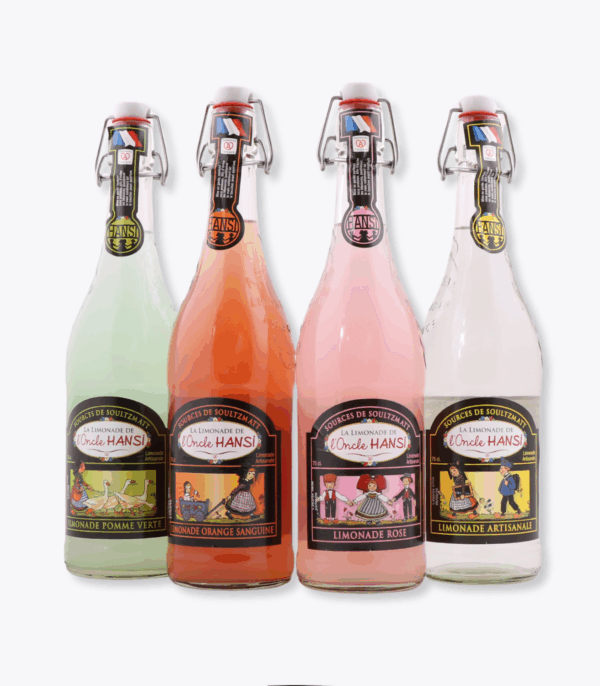 4 limoandes artisanales colorées