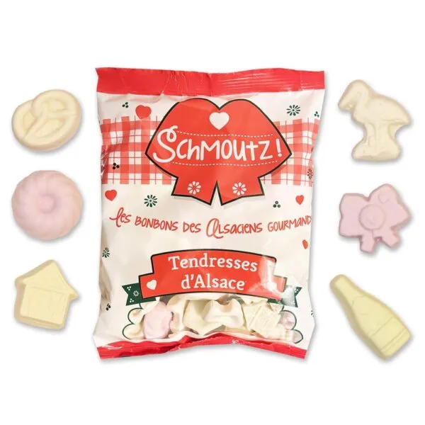 sachet de bonbons à la guimauve