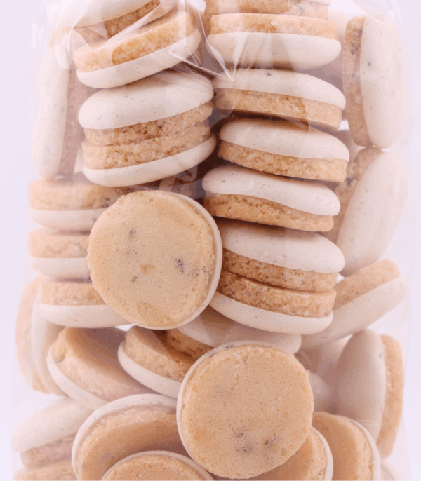 zoom sur les biscuits à l'anis dans le sachet