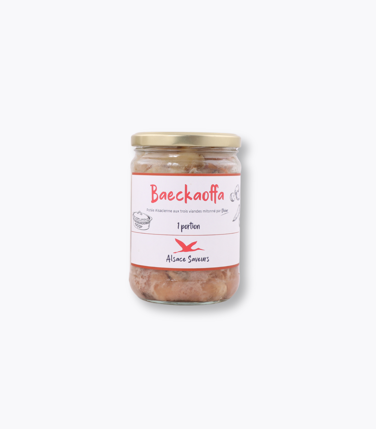 bocal baeckaoffe 3 viande 500g