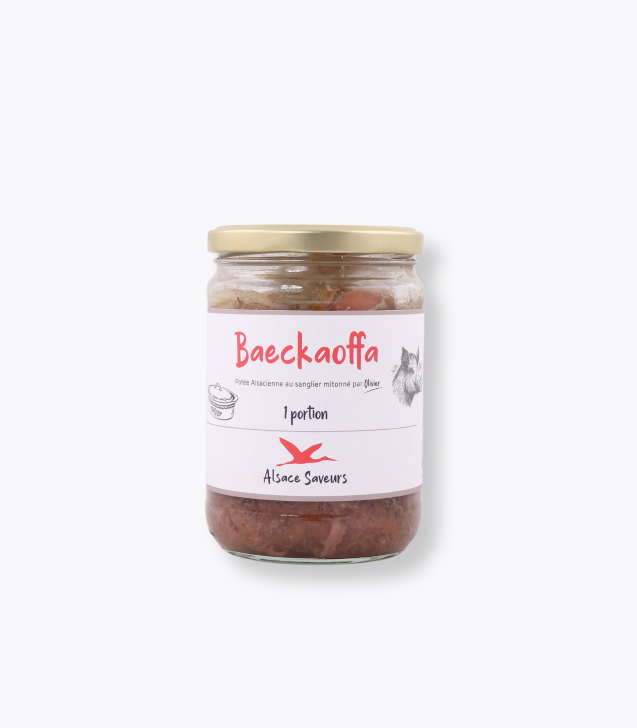 bocal baeckaoffe au sanglier 500g