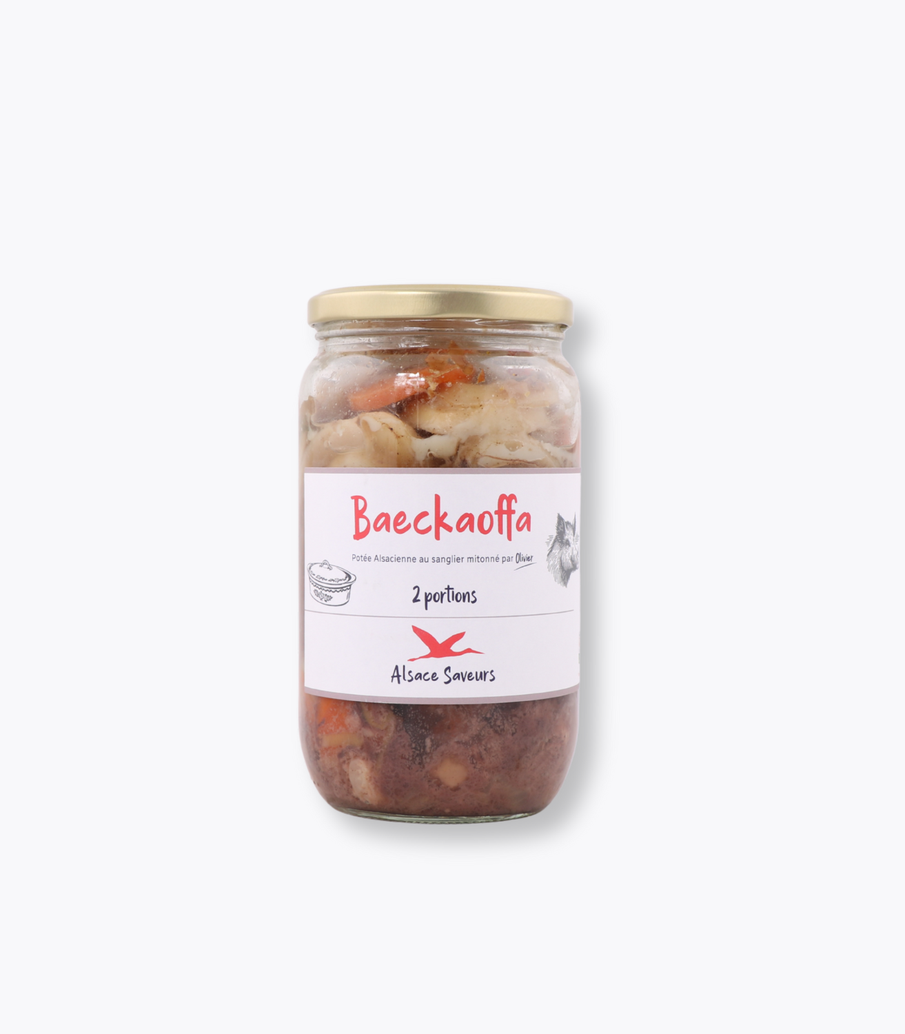 bocal baeckaoffe au sanglier 750g