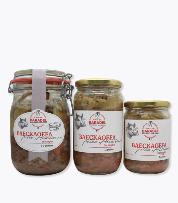 trio bocaux baekaoffe aux sanglier