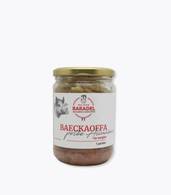 bocal capsule 500gbaeckaoffe au sanglier