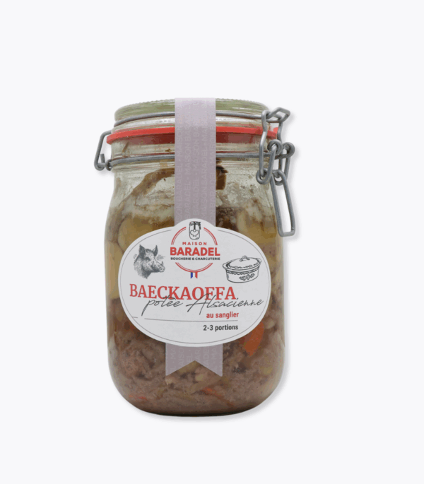 bocal le parfait 950g baeckaoffe au sanglier