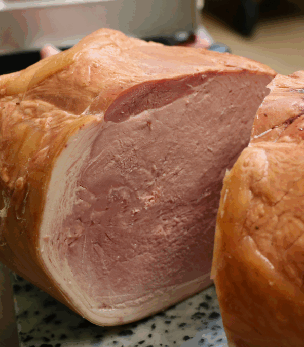 jambon blanc entier coupé en 2
