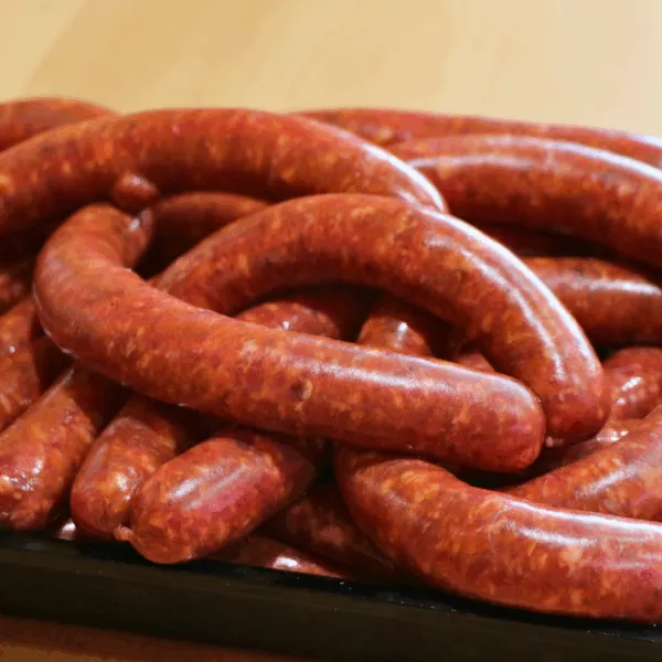 lot de saucisses merguez crues