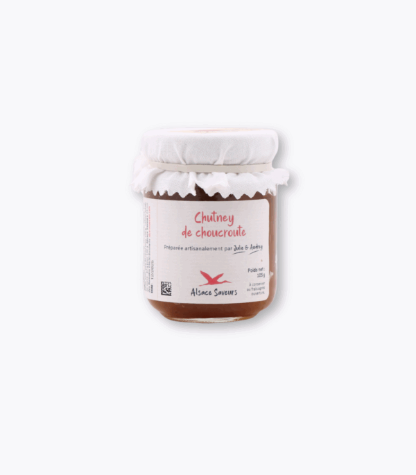 pot de chutney à la choucroute