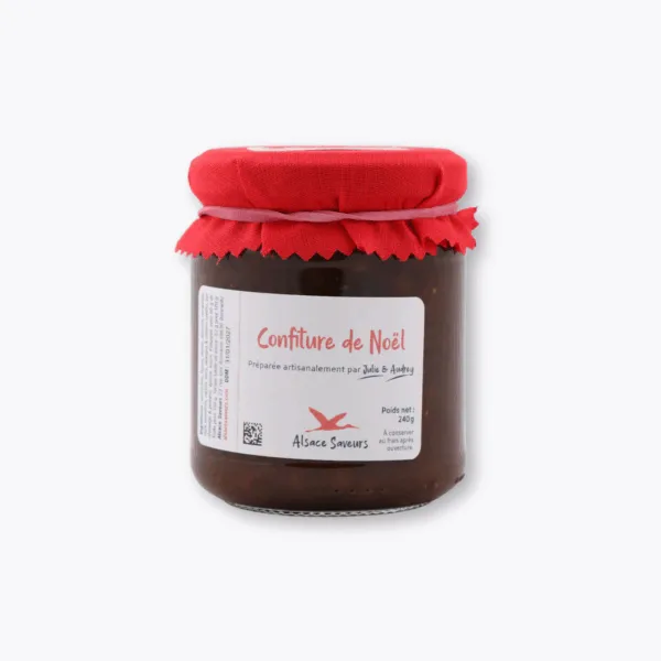pot de confiture de Noël 250g