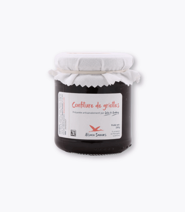 pot de confiture de griottes