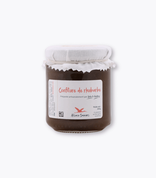 confiture de rhubarbe d'Alsace
