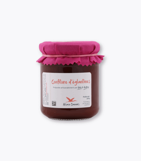 confiture d'églantine pot de 250g