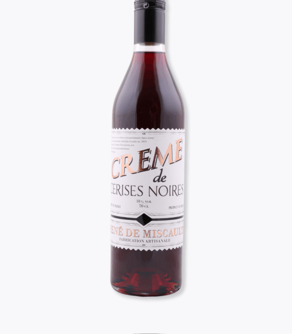 bouteille crème de cerises noires de miscault