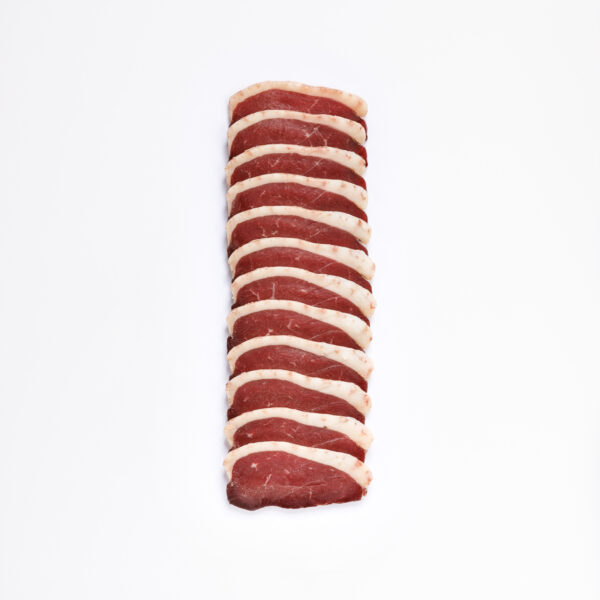 tranches de magret de canard séché