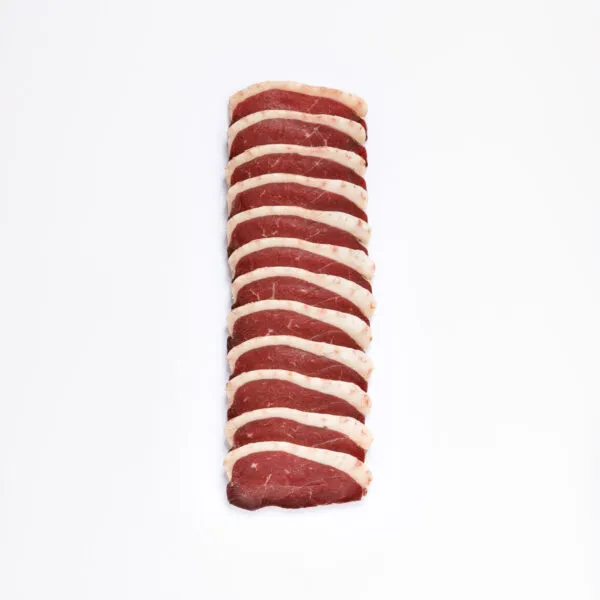 tranches de magret de canard séché