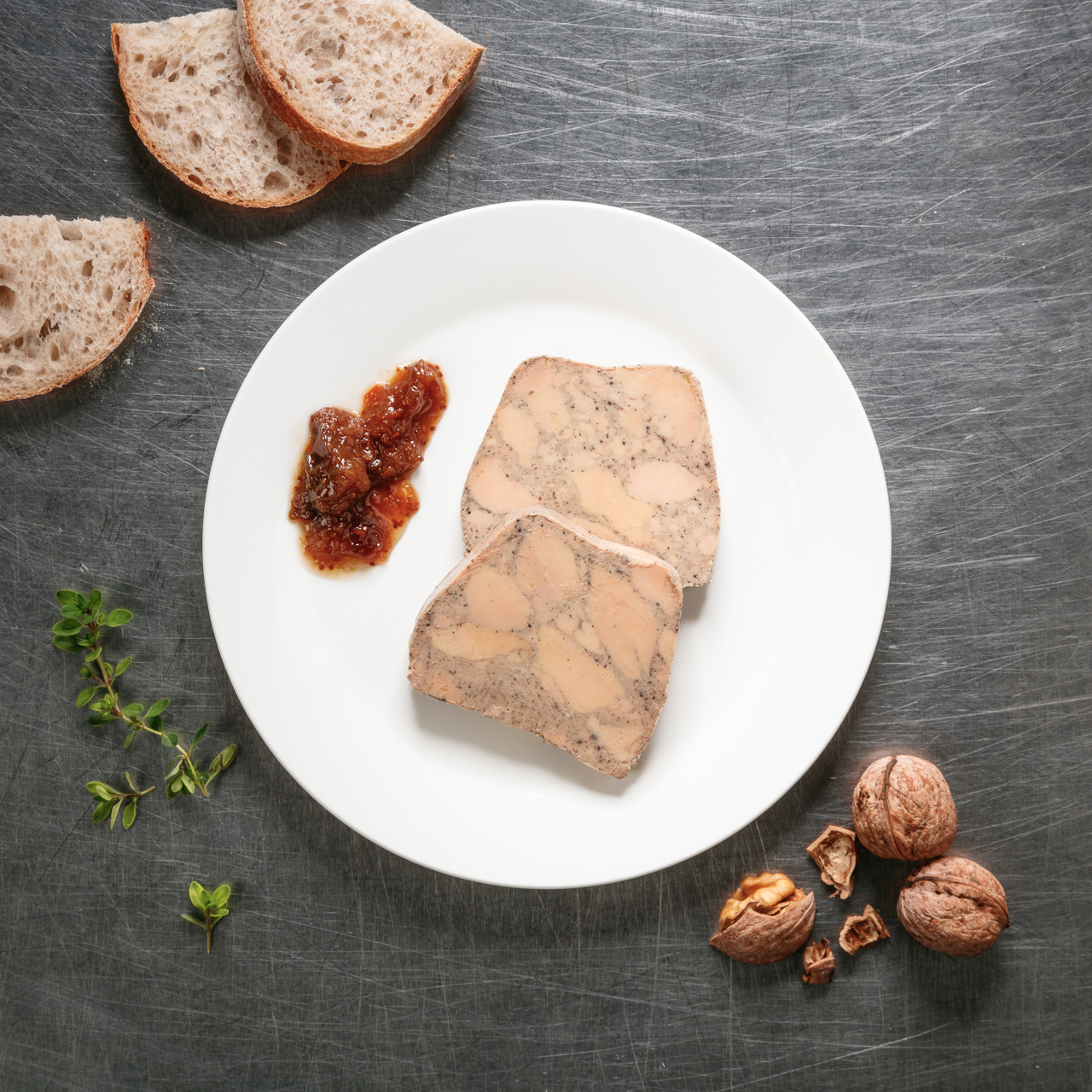 2 tranches de foie gras de canard de noël maison doriath