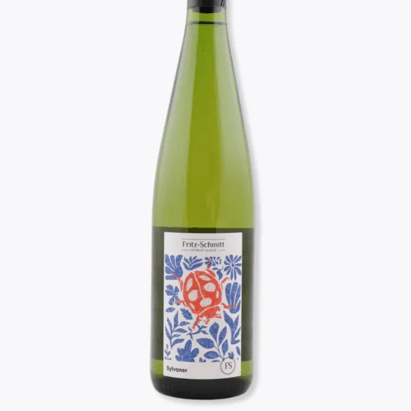 bouteille sylvaner fritz schmitt fond gris