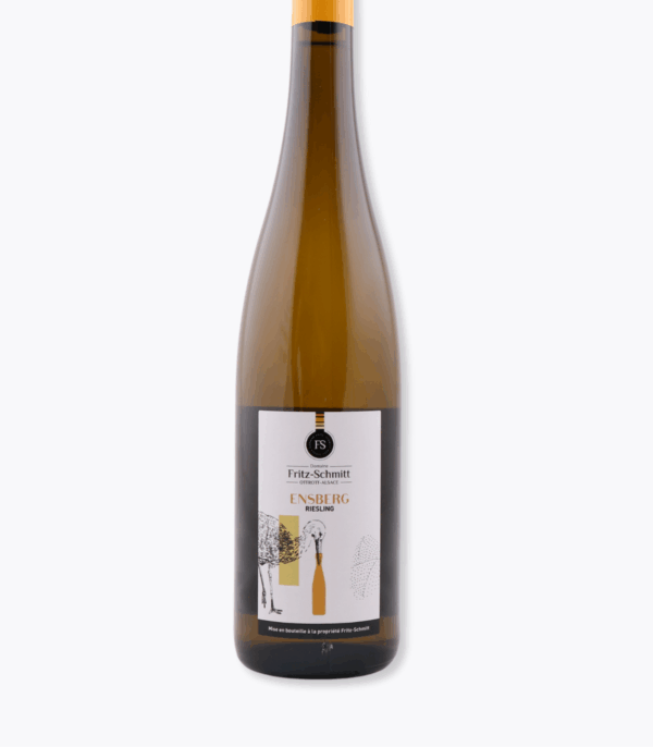 bouteille riesling ensberg fritz schmitt fond gris