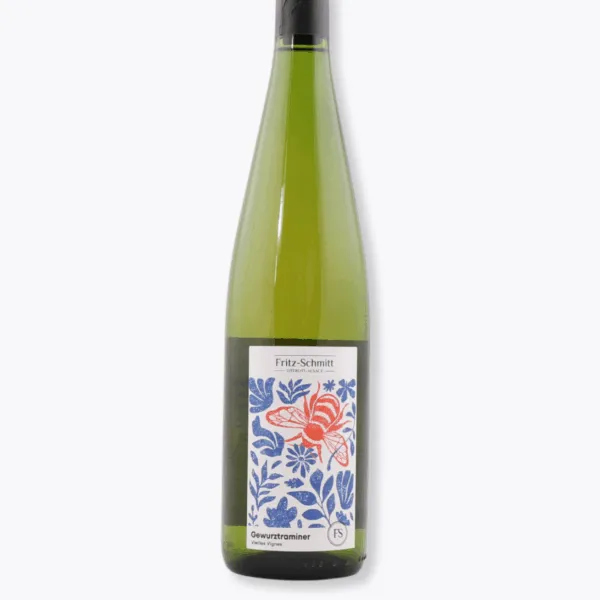 bouteille gewurtz vv fritz schmitt fond gris