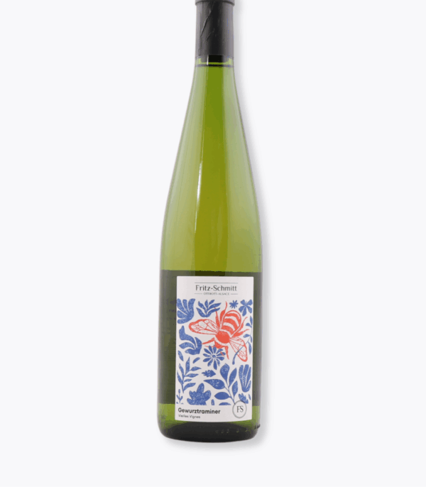 bouteille gewurtz vv fritz schmitt fond gris