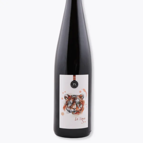 bouteille vin nature fritz schmitt fond gris