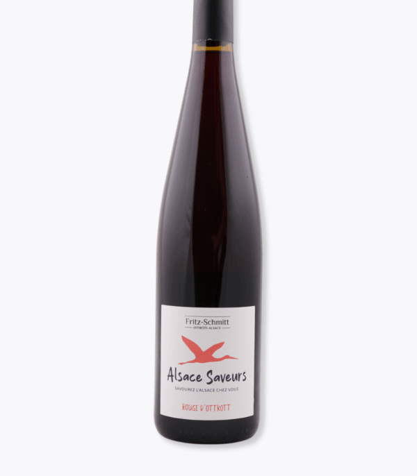 bouteille rouge ottrott 75cl fritz schmitt fond gris