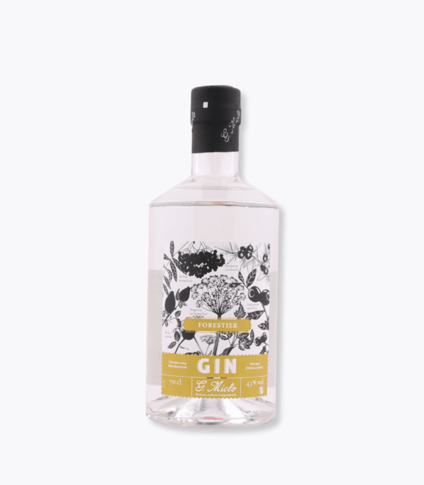grande bouteille gin forestier miclo 70cl