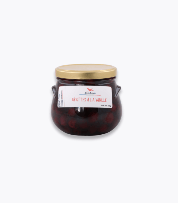 bocal de griottes à la vanille
