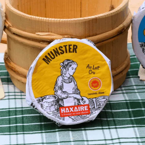 munster au lait cru aop de chez haxaire