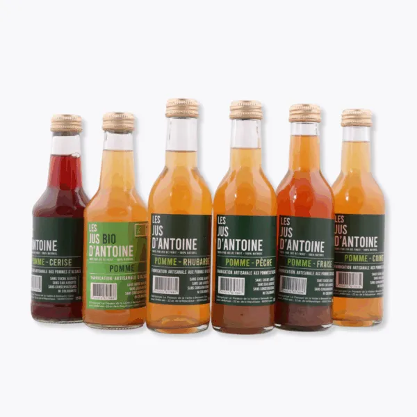 gamme de jus de pommes