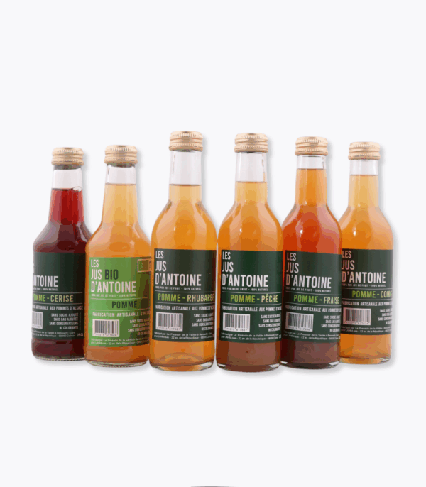 gamme de jus de pommes