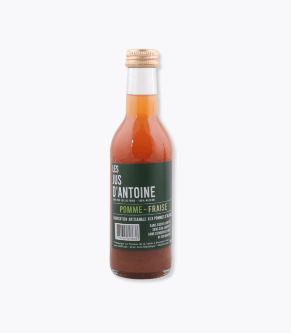 sirop de pomme fraise jus antoine