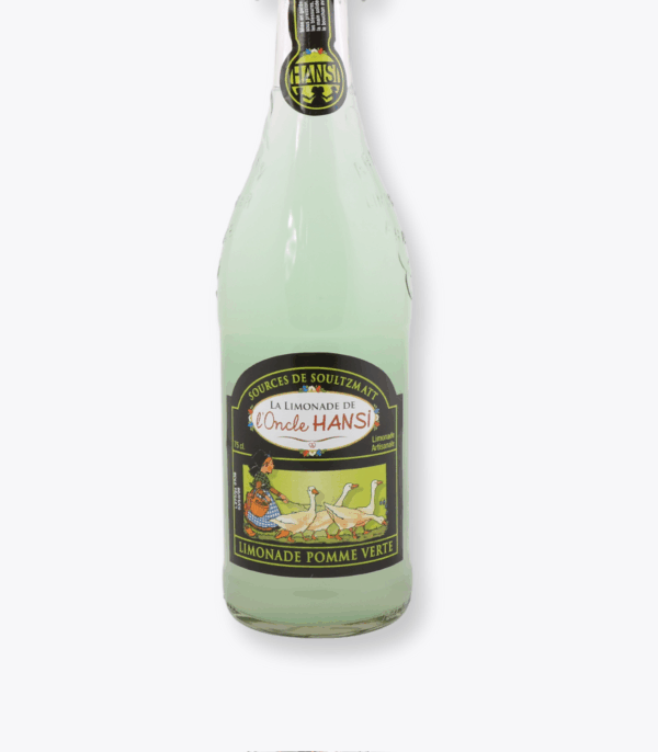 bouteille de limonade hansi pomme verte