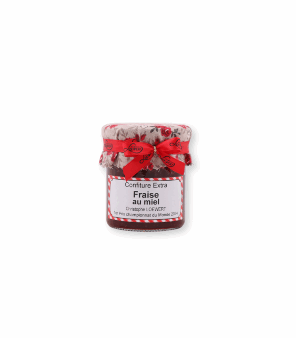 confiture fraise au miel
