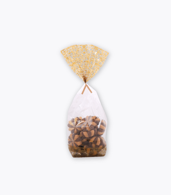 sachet bredele marguerite coeur choco