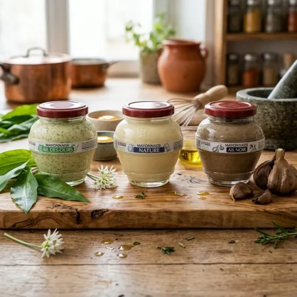trio de mayonnaises d'Alsace