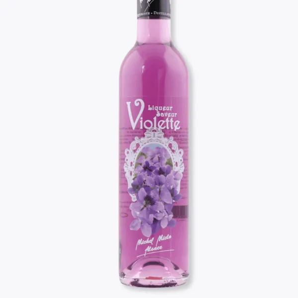 bouteille liqueur de violette miclo