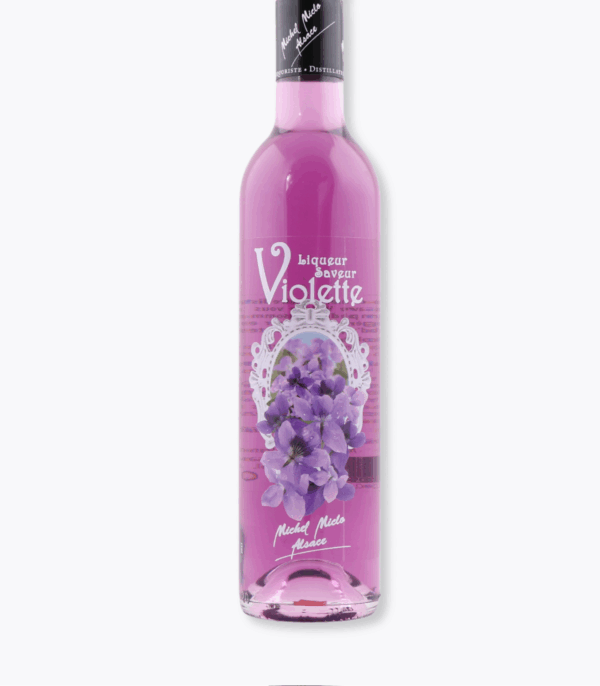bouteille liqueur de violette miclo