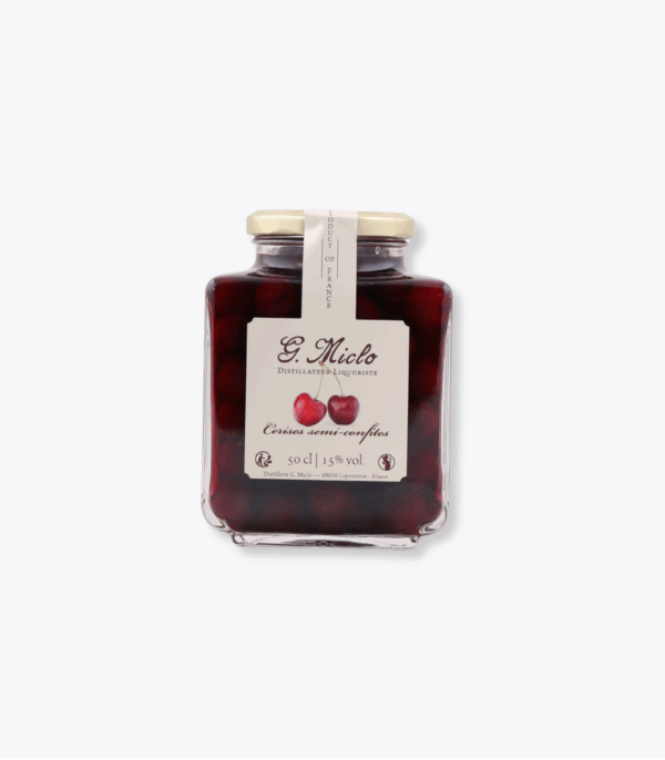 bocal cerise confites au kirsch miclo