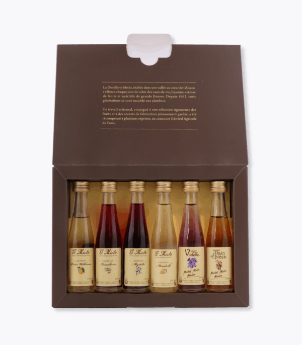coffret mignonette liqueurs miclo