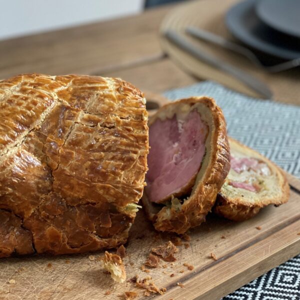collet en croute tranché