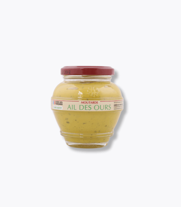 pot de moutarde à l'ail des ours domaine des terres rouges 200g