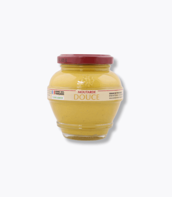 pot de moutarde douce domaine des terres rouges 200g