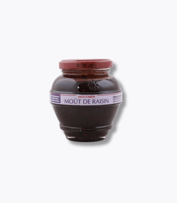 pot de moutarde au moût de raisin domaine des terres rouges 200g