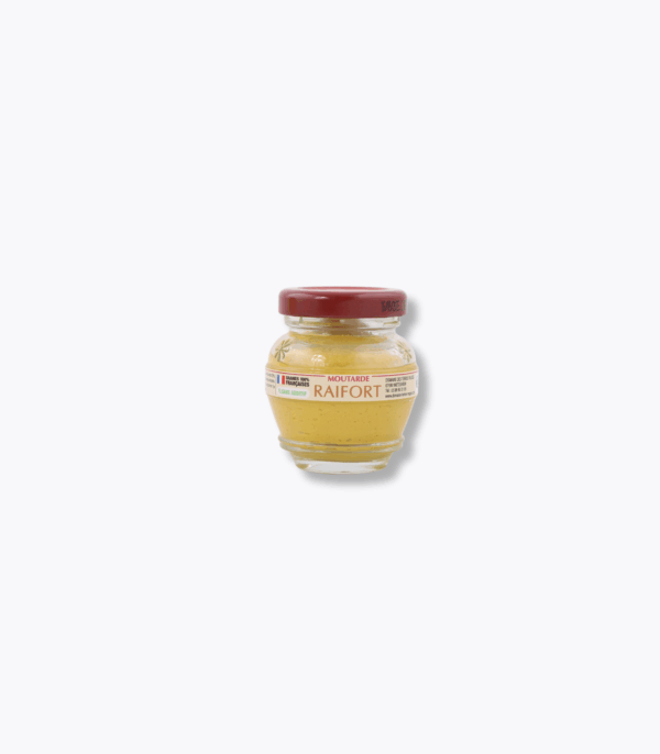 pot de moutarde au raifort domaine des terres rouges 55g