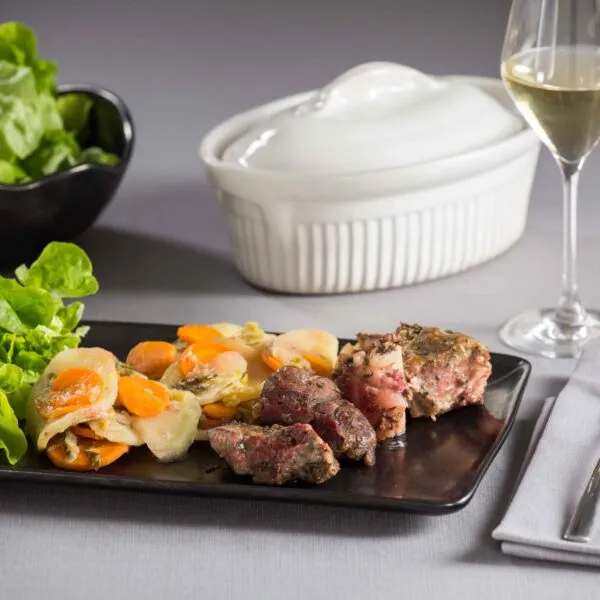 assiette avec baeckaoffe frais